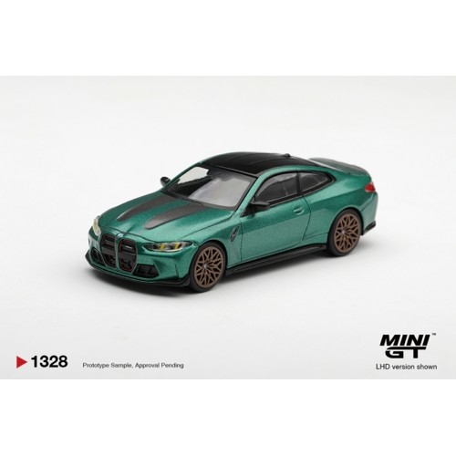 MGT01328-R - 1/64 BMW M4 CS FROZEN ISLE OF MAN GREEN METALLIC (RHD)