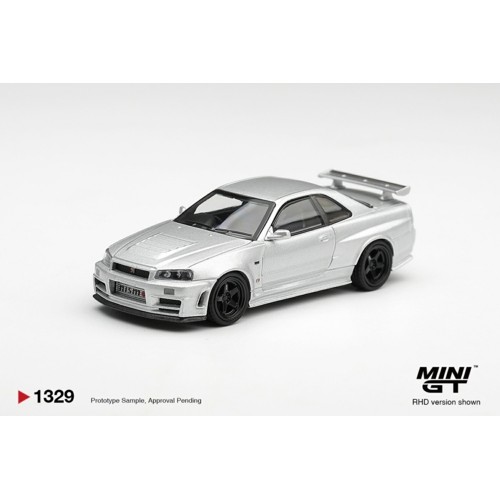 MGT01329-R - 1/64 NISSAN NISMO R34GT-R Z-TUNE Z-TUNE SILVER (RHD)