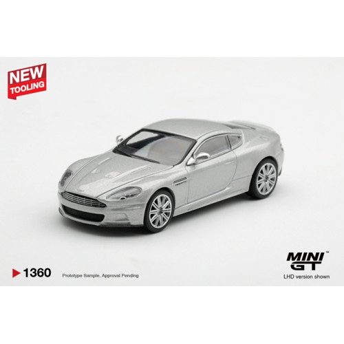 MGT01360-BL - 1/64 ASTON MARTIN DBS 2008 LIGHTNING SILVER (LHD) BLISTER PACKAGING MGT01360-BL - 1/64 ASTON MARTIN DBS 2008 LIGHTNING SILVER (LHD) BLISTER PACKAGING