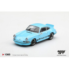 MGT01365-BL - 1/64 PORSCHE 911 CARRERA RS 2.7 GULF BLUE WITH BLACK LIVERY (LHD) BLISTER PACKAGING