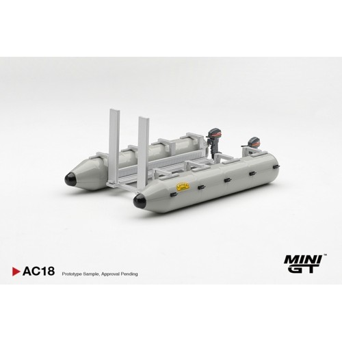 MGTAC18 - 1/64 CAMEL TROPHY PONTOON RAFT (PLASTIC AND ALLOY) MGTAC18 - 1/64 CAMEL TROPHY PONTOON RAFT (PLASTIC AND ALLOY)