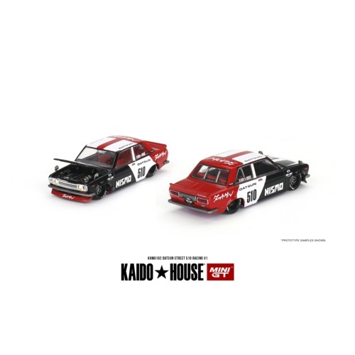 MGTKHMG102 - 1/64 DATSUN STREET 510 RACING V1