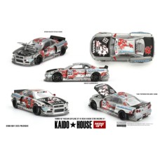 MGTKHMG197 - 1/64 NISSAN SKYLINE GT-R (R34) KAIDO STAR RACING V1