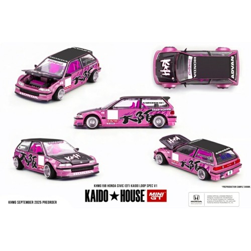 MGTKHMG198 - 1/64 HONDA CIVIC (EF) KAIDO LOOP SPEC V1
