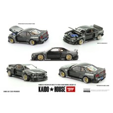 MGTKHMG222 - 1/64 NISSAN SKYLINE GT-R (R34) KAIDO WORKS GREDDY V2