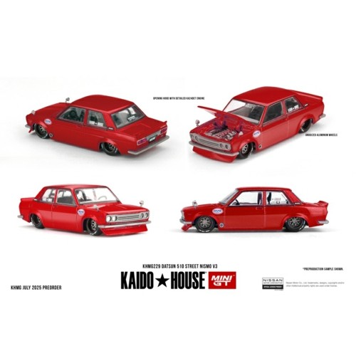 MGTKHMG229 - 1/64 DATSUN 510 STREET NISMO V3