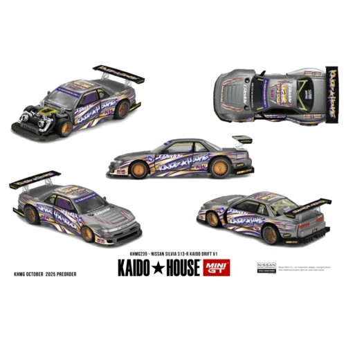 MGTKHMG235 - 1/64 NISSAN SILVIA S13-R KAIDO DRIFT V1