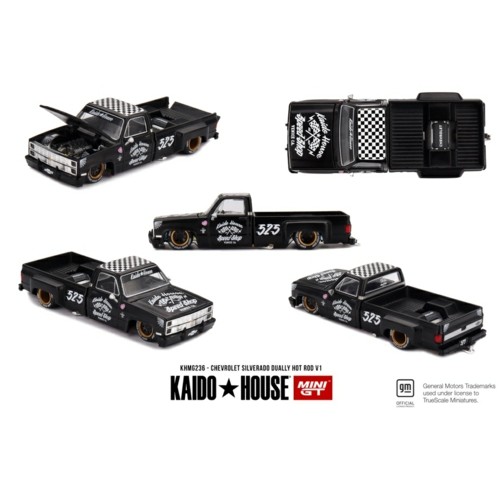 MGTKHMG236 - 1/64 CHEVROLET SILVERADO DUALLY HOT ROD V1