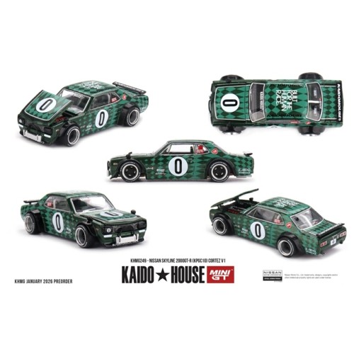 MGTKHMG249 - 1/64 NISSAN SKYLINE 2000GT-R (KPGC10) CORTEZ V1