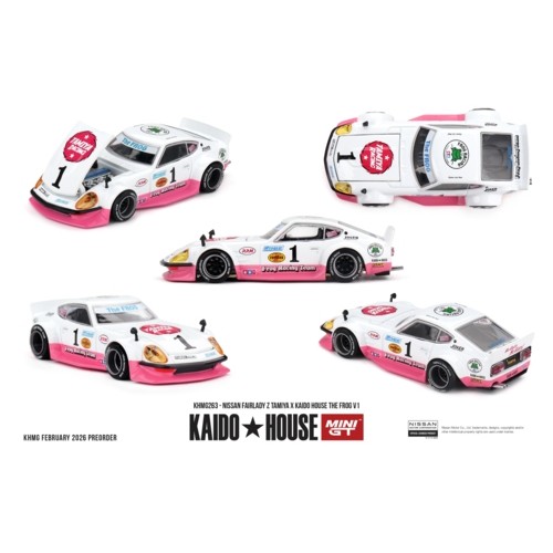 MGTKHMG263 - 1/64 NISSAN FAIRLADY Z TAMIYA X KAIDO HOUSE THE FROG V1
