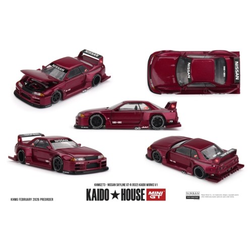 MGTKHMG273 - 1/64 NISSAN SKYLINE GT-R (R32) KAIDO WORKS V1