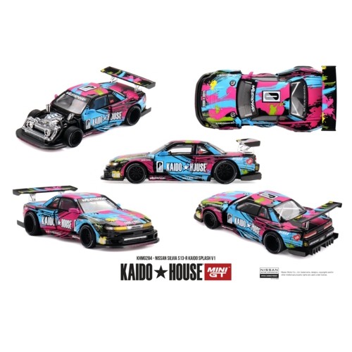 MGTKHMG284 - 1/64 NISSAN SILVIA S13-R KAIDO SPLASH V1