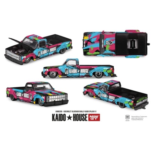 MGTKHMG285 - 1/64 CHEVROLET SILVERADO DUALLY KAIDO SPLASH V1
