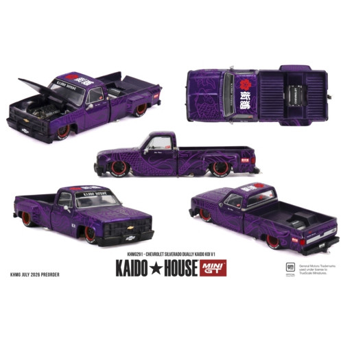 MGTKHMG291 - 1/64 CHEVROLET SILVERADO DUALLY KAIDO KOI V1 MGTKHMG291 - 1/64 CHEVROLET SILVERADO DUALLY KAIDO KOI V1