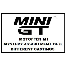MGTOFFER_M1 - 1/64 MINI GT MYSTERY ASST OF 6 MODELS (INCLUDES 6 DIFFERENT MODEL CASTINGS)