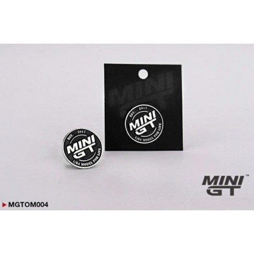 MGTOM004 - MINI GT - ROUND LOGO PIN (2.45CM)