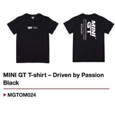 MGTOM024-XL - MINI GT T-SHIRT - DRIVEN BY PASSION BLACK - XL