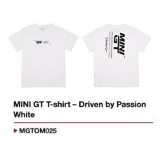 MGTOM025-XL - MINI GT T-SHIRT - DRIVEN BY PASSION WHITE - XL