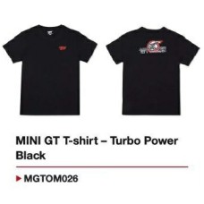 MGTOM026-L - MINI GT T-SHIRT - TURBO POWER BLACK - L