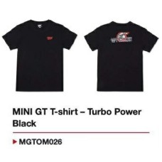 MGTOM026-XXL - MINI GT T-SHIRT - TURBO POWER BLACK - XXL