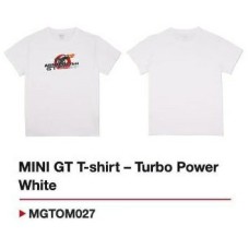 MGTOM027-XXL - MINI GT T-SHIRT - TURBO POWER WHITE - XXL