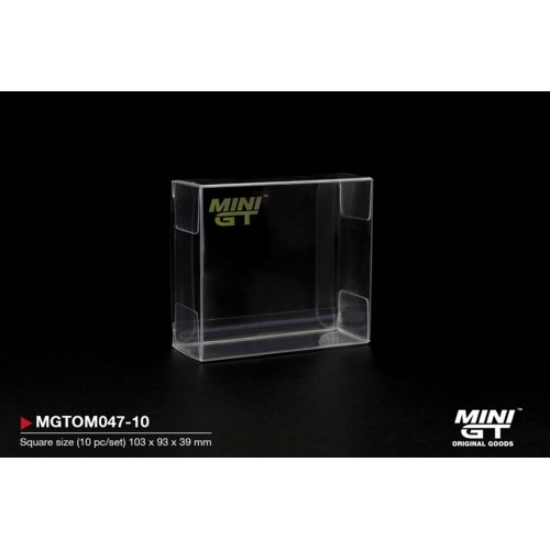 MGTOM047-10 - MINI GT BOX PROTECTOR TYPE C: SQUARE SIZE (10 PC/SET)