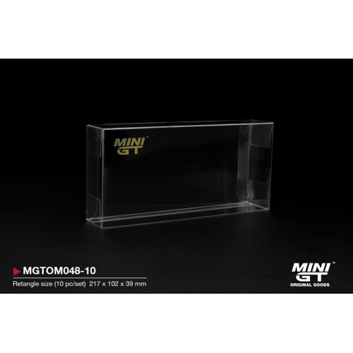 MGTOM048-10 - MINI GT BOX PROTECTOR TYPE D: RETANGLE SIZE (10 PC/SET)