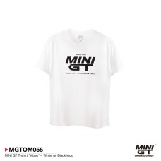 MGTOM055-XS - MINI GT T-SHIRT VIBES WHITE/W BLACK LOGO - XS