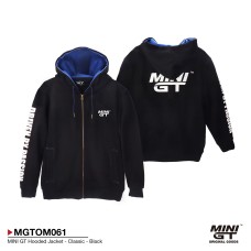 MGTOM061-XXL - MINI GT HOODED JACKET CLASSIC BLACK XXL