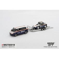MGTS0019 - 1/64 PORSCHE 911 DAKAR NO.718 / VOLKSWAGEN ID. BUZZ PORSCHE CENTRUM GELDERLAND ROUGHROADS SET