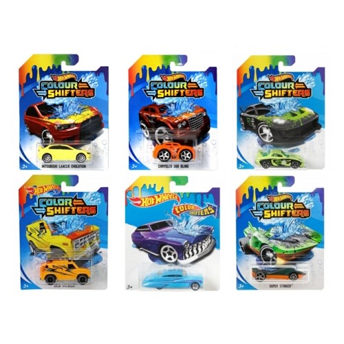 MHWBHR15 - X16 HOTWHEELS COLOUR SHIFTERS 1/64 ASSORTED