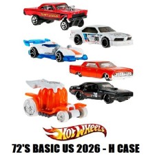 MHWC4982-99NH - LATEST X72 HOTWHEELS BASIC 2026 WORLDWIDE ASSORTMENT OF 72 WAVE 8