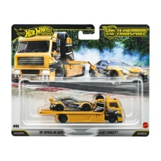 MHWFLF56-JHX87 HOT WHEELS TEAM TRANSPORT '20 TOYOTA GR SUPRA FLEET STREET #86