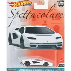 MHWFPY86-HKC40 - 1/64 HOT WHEELS ITALIAN CARS LAMBORGHINI COUNTACH WHITE