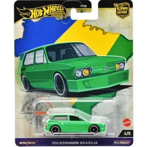 MHWFPY86-HRV82 - HOT WHEELS CAR CULTURE WORLD TOUR VOLKSWAGEN BRASILIA 4/5