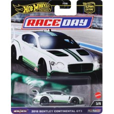 MHWFPY86-HRV93 - HOT WHEELS RACE DAY 2018 BENTLEY CONTINENTAL GT3 3/5