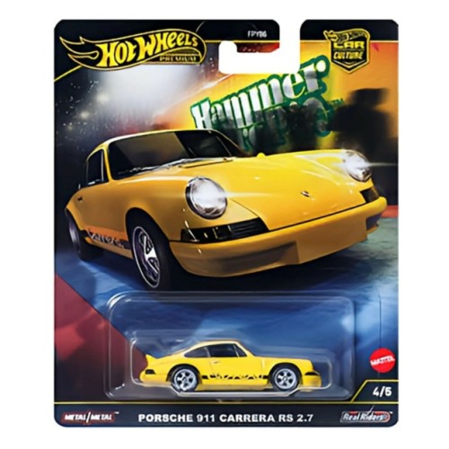 MHWFPY86-HRW07 HOT WHEELS PREMIUM HAMMER DROPS PORSCHE 911 CARRERA RS 2.7 4/5 MHWFPY86-HRW07 HOT WHEELS PREMIUM HAMMER DROPS PORSCHE 911 CARRERA RS 2.7 4/5