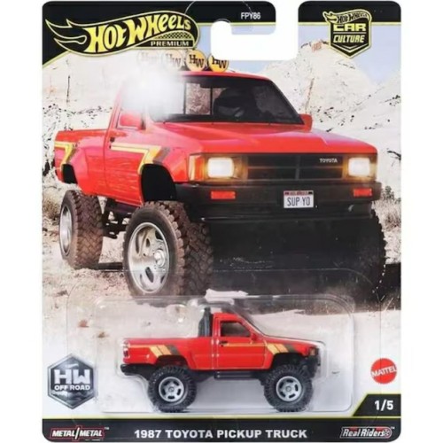 MHWFPY86-JBK73 - HOT WHEELS HW OFF ROAD 1987 TOYOTA PICKUP TRUCK 1/5 MHWFPY86-JBK73 - HOT WHEELS HW OFF ROAD 1987 TOYOTA PICKUP TRUCK 1/5