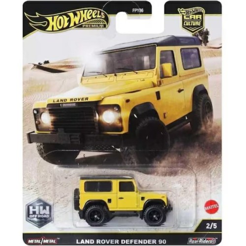MHWFPY86-JBK74 - HOT WHEELS HW OFF ROAD LAND ROVER DEFENDER 90 2/5