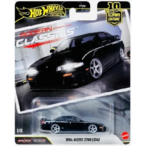 MHWFPY86-JKD99 - 1/64 HOTWHEELS PREMIUM MODERN CLASSICS 1994 NISMO 270R (S14)