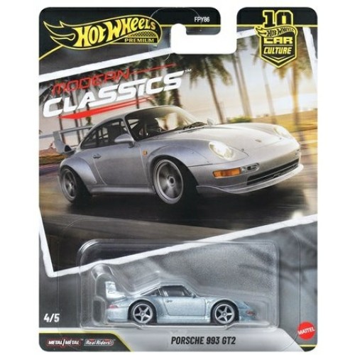 MHWFPY86-JKF16 - 1/64 HOTWHEELS PREMIUM MODERN CLASSICS PORSCHE 993 GT2 4/5