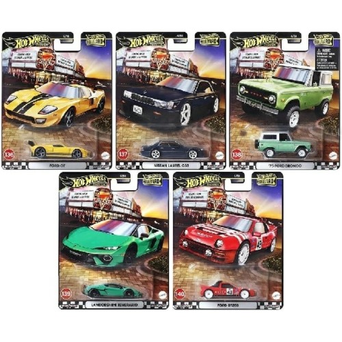 MHWGJT68-978E - X10 HOTWHEELS PREMIER BOULEVARD ASST