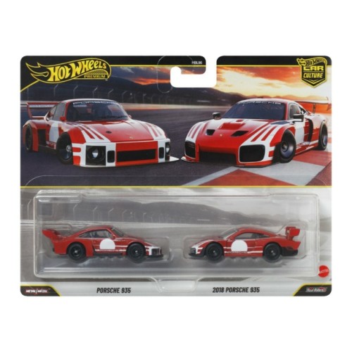 MHWHBL96-JHW51 - HOT WHEELS 2 PACK PORSCHE 935 X 2018 PORSCHE 935