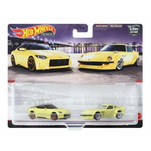 MHWHFF33 - 1/64 HOTWHEELS CAR CULTURE 2 PACK NISSAN Z PROTO AND NISSAN FAIRLADY Z