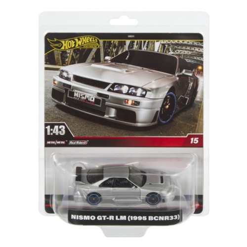 MHWHMD41-HWT02 - HOT WHEELS PREMIUM 1/43 NISMO GT-R LM (1995 BCNR33) #15