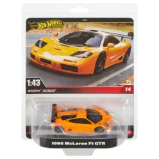 MHWHMD41-HWT15 - HOT WHEELS PREMIUM 1/43 1995 MCLAREN F1 GTR #14