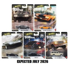 MHWHNW46-956Q - EXPECTED JULY X10 HOTWHEELS FAST AND FURIOUS PREMIUM ASSORTMENT CASE Q 2026 25TH ANNIVERSARY