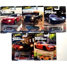 MHWHNW46-979L - X10 HOTWHEELS PREMIER FAST AND FURIOUS