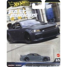 MHWHNW46-JBL96 HOT WHEELS FAST AND FURIOUS 2020 DODGE CHARGER HELLCAT 3/5