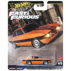 MHWHNW46-JBM04 HOT WHEELS FAST AND FURIOUS ALFA ROMEO GUILIA SPRINT GTA 4/5